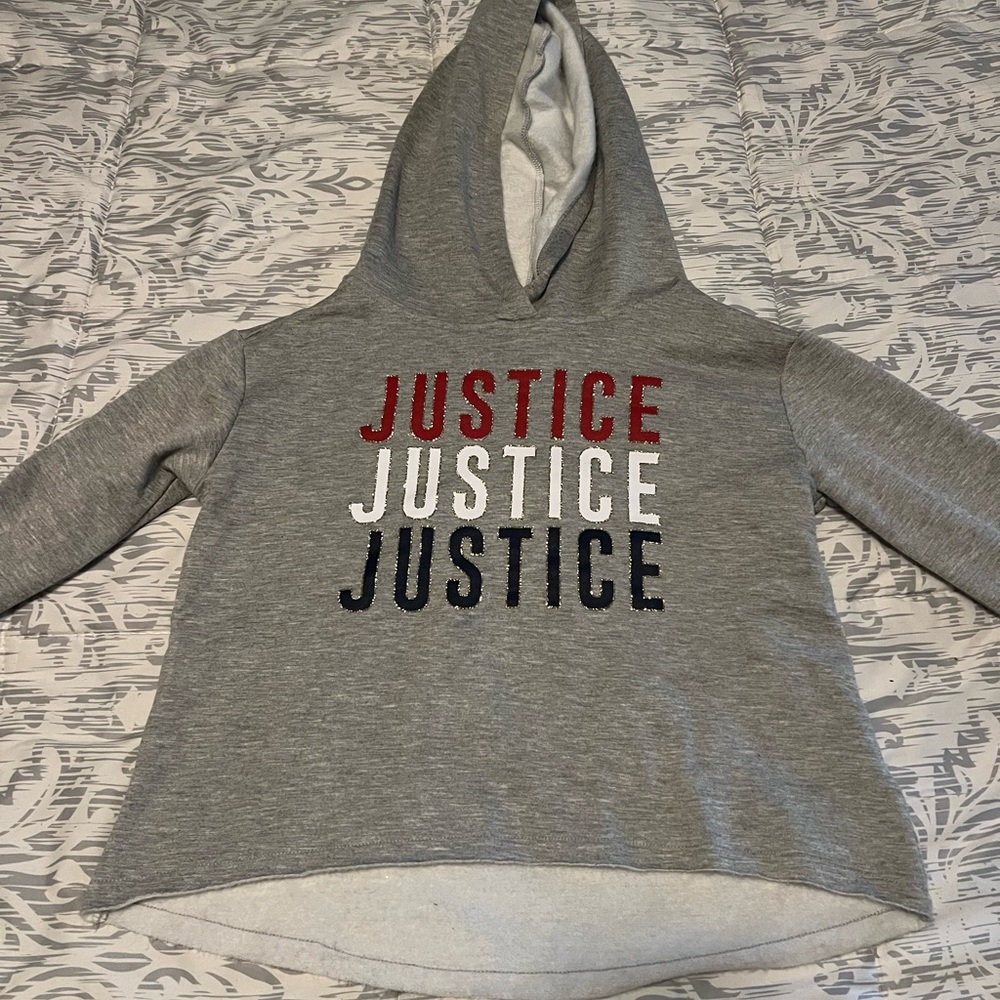 Girls Justice Hoodie sz 12. NWOT